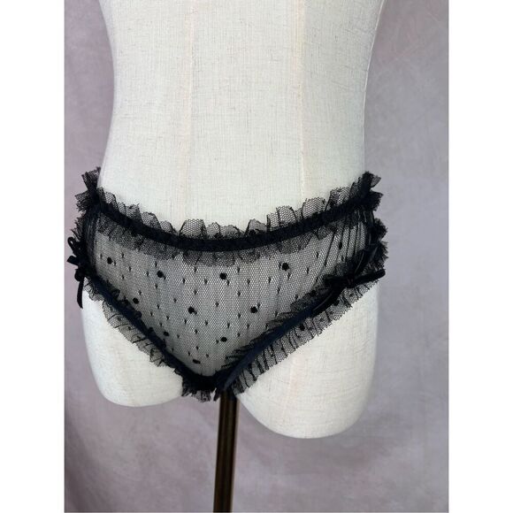 Vintage Victoria’s Secret Sexy Little Things Black Lace S - Picture 3 of 9